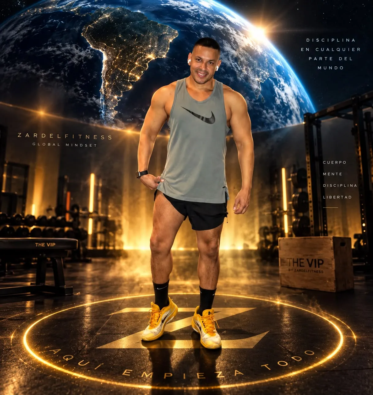 Ronald Medina, the Zar del Fitness, personal trainer in Buenos Aires