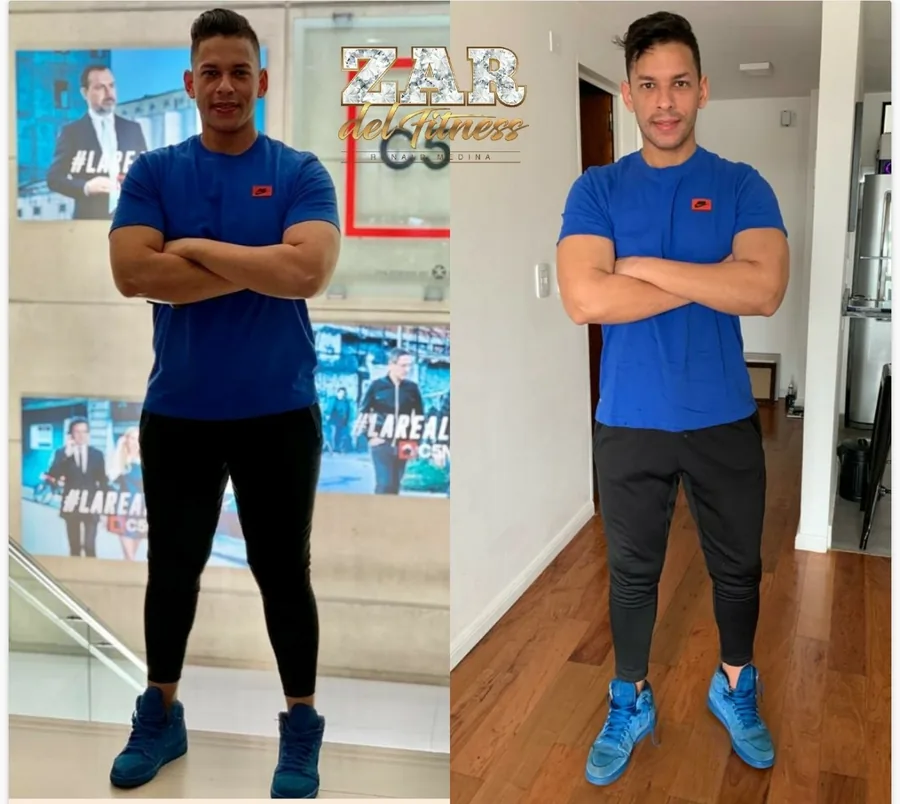 A client's transformation: before and after