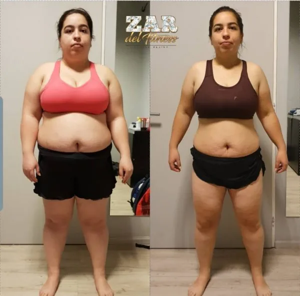 A client's transformation: before and after