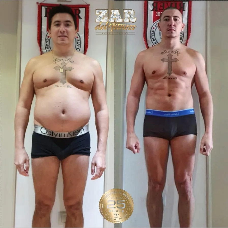 A client's transformation: before and after