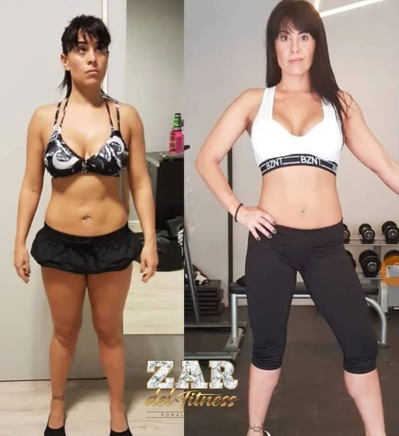 A client's transformation: before and after