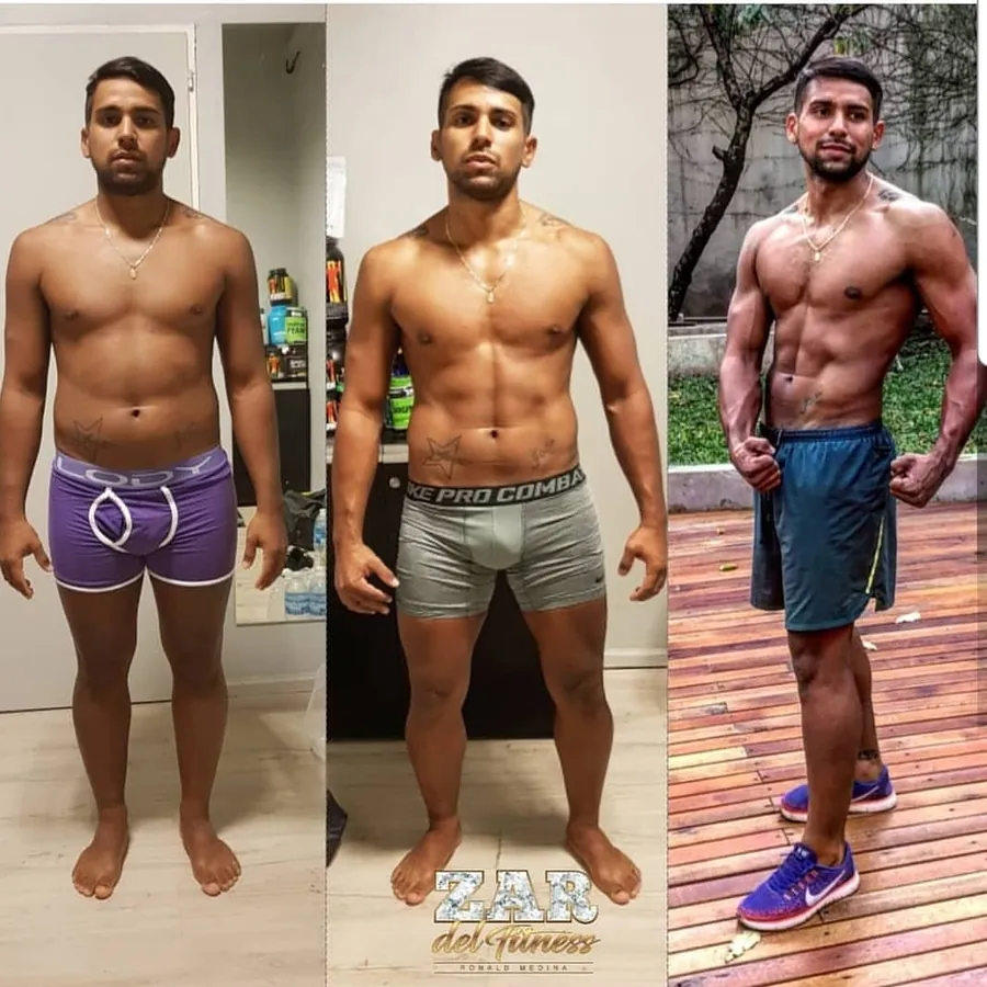 A client's transformation: before and after