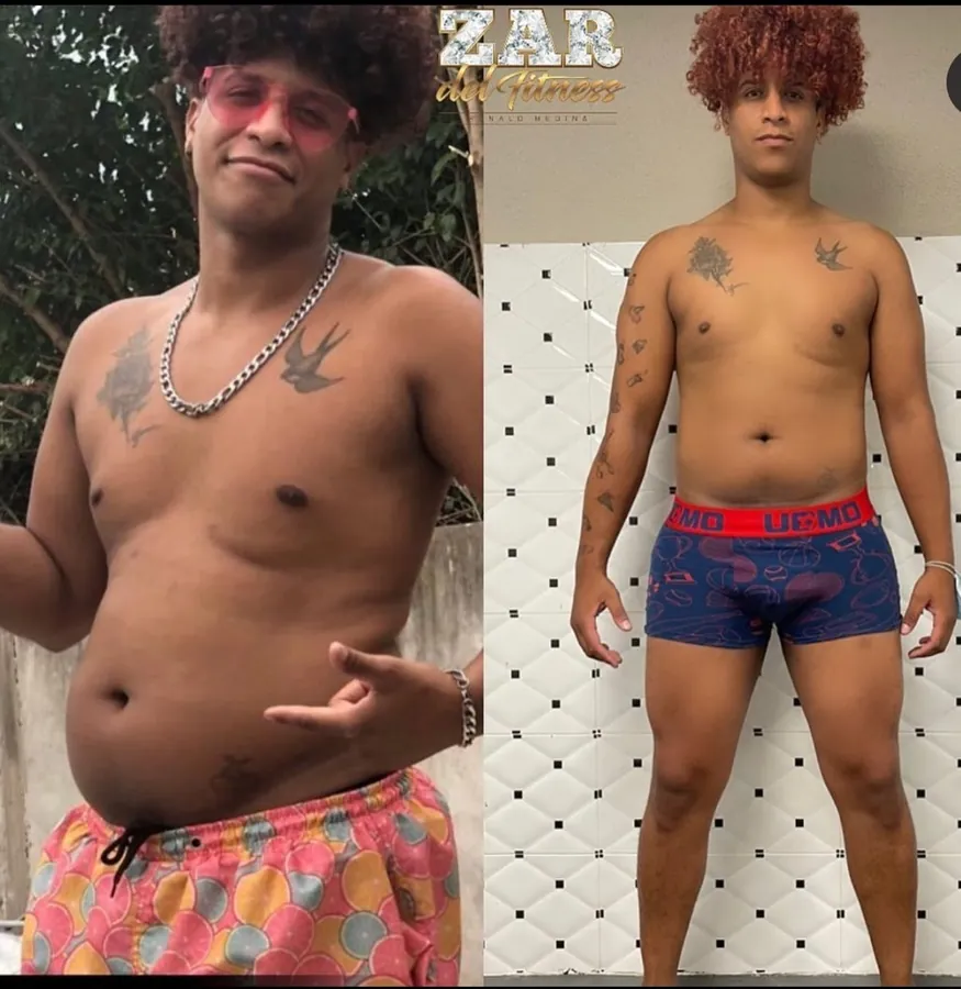 A client's transformation: before and after
