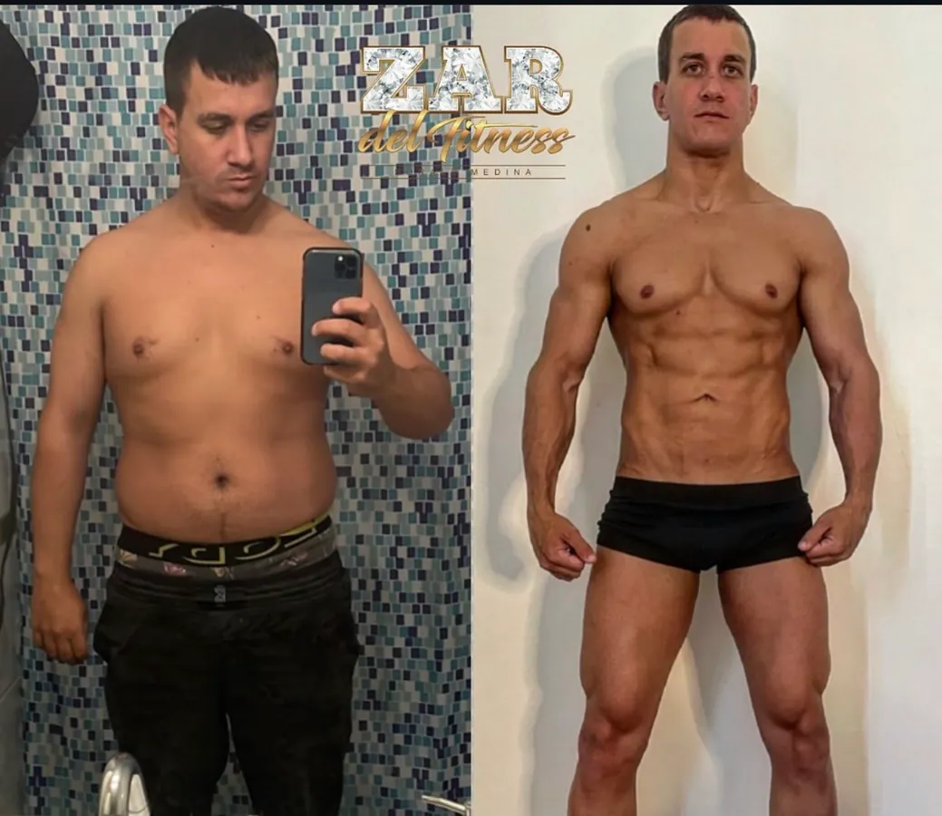 A client's transformation: before and after