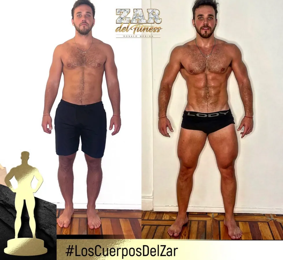 A client's transformation: before and after