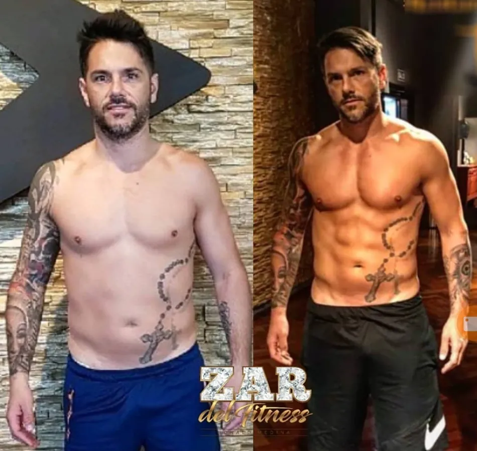 A client's transformation: before and after