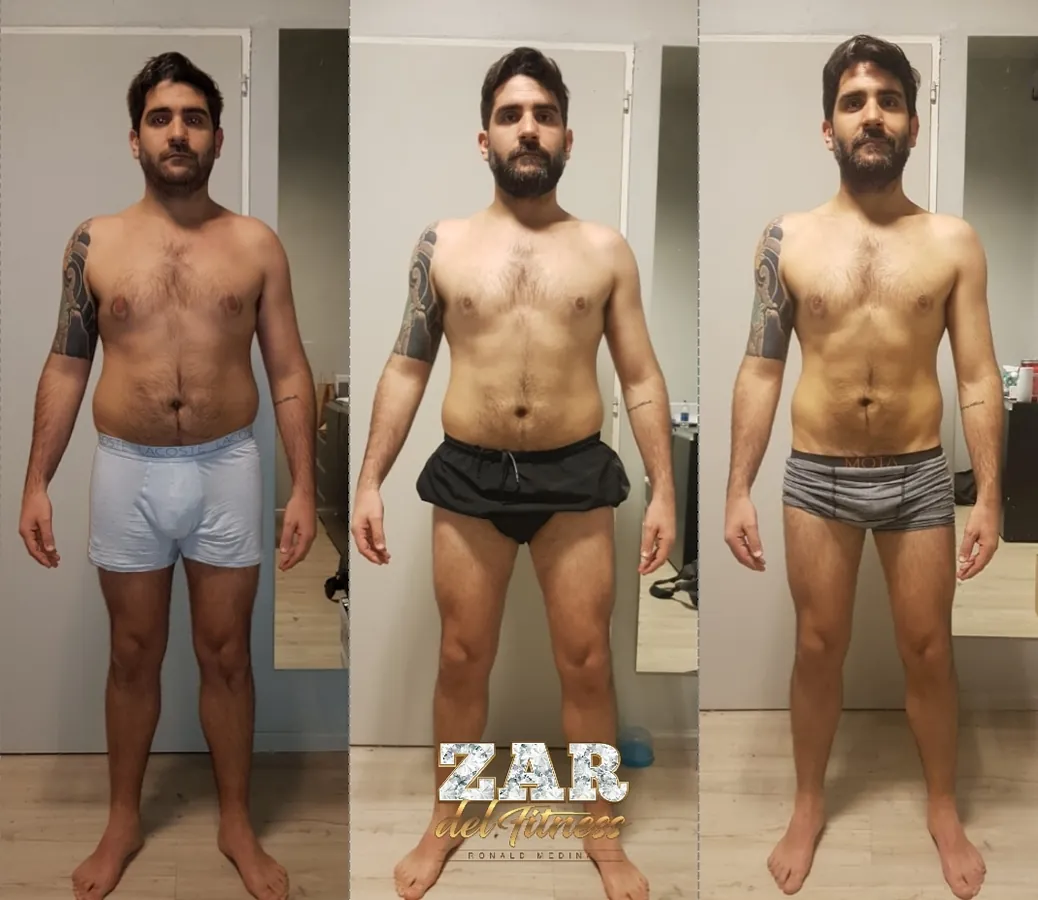 A client's transformation: before and after